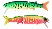 Воблер Составной Strike Pro Glider 105, цвет: GC01S/A230S Double Mat Tiger/Watermelon Mat Tiger, (EG