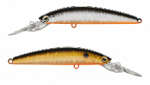 Воблер Минноу Strike Pro Magic Minnow 100, цвет: A70-613-SBO Double Silver/Smoked, (EG-068B#613-SBO/A70-SBO)