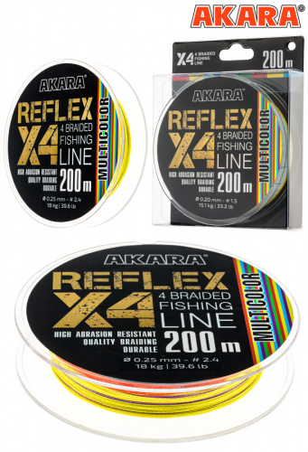 Шнур Akara Reflex Multicolor 200 м 0,16 фото 6