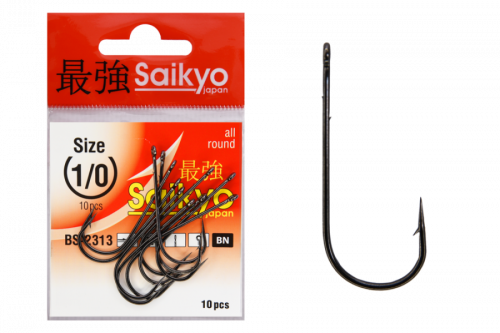 Крючки Saikyo BS-2313 BN №1/0 (10 шт)
