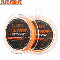 Шнур Akara Ultra Light PRO Orange 100 м 0,12