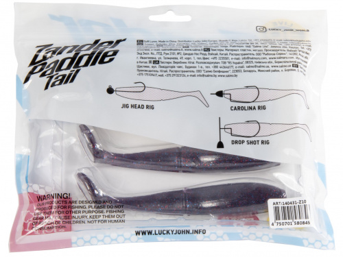 Виброхвосты LJ 3D Series Zander Paddle Tail 5.5in (14.00)/Z10 3шт. фото 4