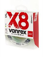 Шнур плетёный Lucky John Vanrex х8 BRAID Fluo Green 125/012