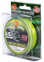 Леска плетёная WFT KG MICRO BRAID Chartreuse 150/0060