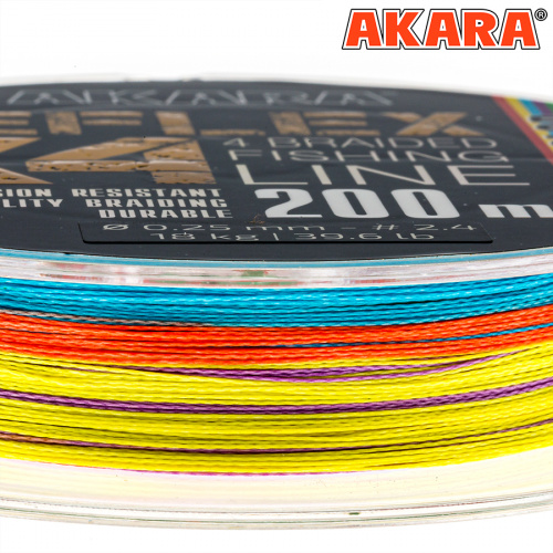 Шнур Akara Reflex Multicolor 200 м 0,14 фото 4