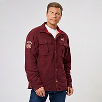 Рубашка Alaskan вельвет с мех. подкл. бордо  XXL