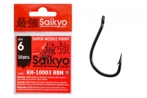 Крючки Saikyo KH-10003 Tanago BN № 6 (10шт)