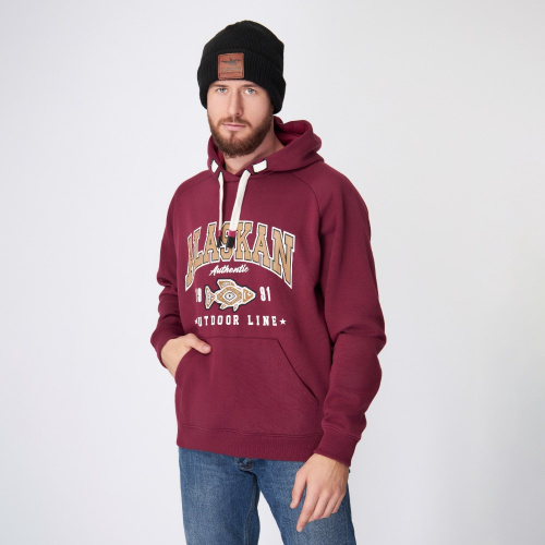 Толстовка Alaskan Promo Hoodie бордо L фото 3