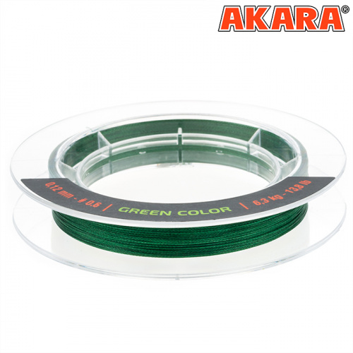 Шнур Akara Ultra Light Green 100 м 0,12 фото 3
