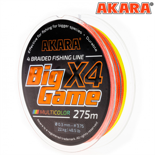 Шнур Akara Big Game Multicolor 275 м 0,35 фото 5