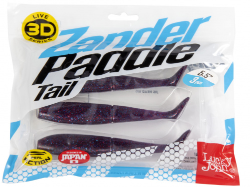 Виброхвосты LJ 3D Series Zander Paddle Tail 5.5in (14.00)/Z10 3шт. фото 3