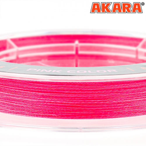 Шнур Akara Ultra Light Competition Pink 150 м 0,08 фото 4