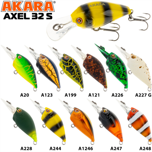 Воблер Akara Axel 32S 4,5 гр. A227G