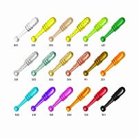 Приманка ZUB-KLOP 19мм(0,7")-20шт, (цвет 504) красный с блестками