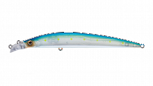 Воблер Минноу Strike Pro Top Water Minnow 110, цвет: S056C Blue Mat Transparent Milk, (JL-166F#S056C