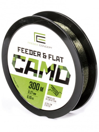 Леска монофильная Feeder Concept FEEDER & FLAT Camo 300/027 фото 2