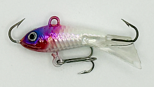 Балансир Strike Pro Ice Baby 24, цвет: 022PFLR, цвет: Redhead Fluo, светящийся, хвост: прозрачный