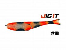 Поролоновая Рыбка Незацеп Jig It Пакет 5 шт 85 мм Цвет 118