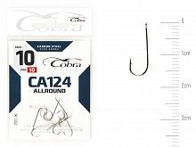 Крючки Cobra Allround ROUND сер. CA124 разм. 010 10шт.
