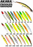 Воблер Akara Crooked Minnow 90F 7 гр. A107